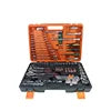 172pcs Chrome Vanadium Steel Manual Tool Kit Durable Uncharged Non-Battery Including Metric Ratchet Socket Wrench Hard Case Box